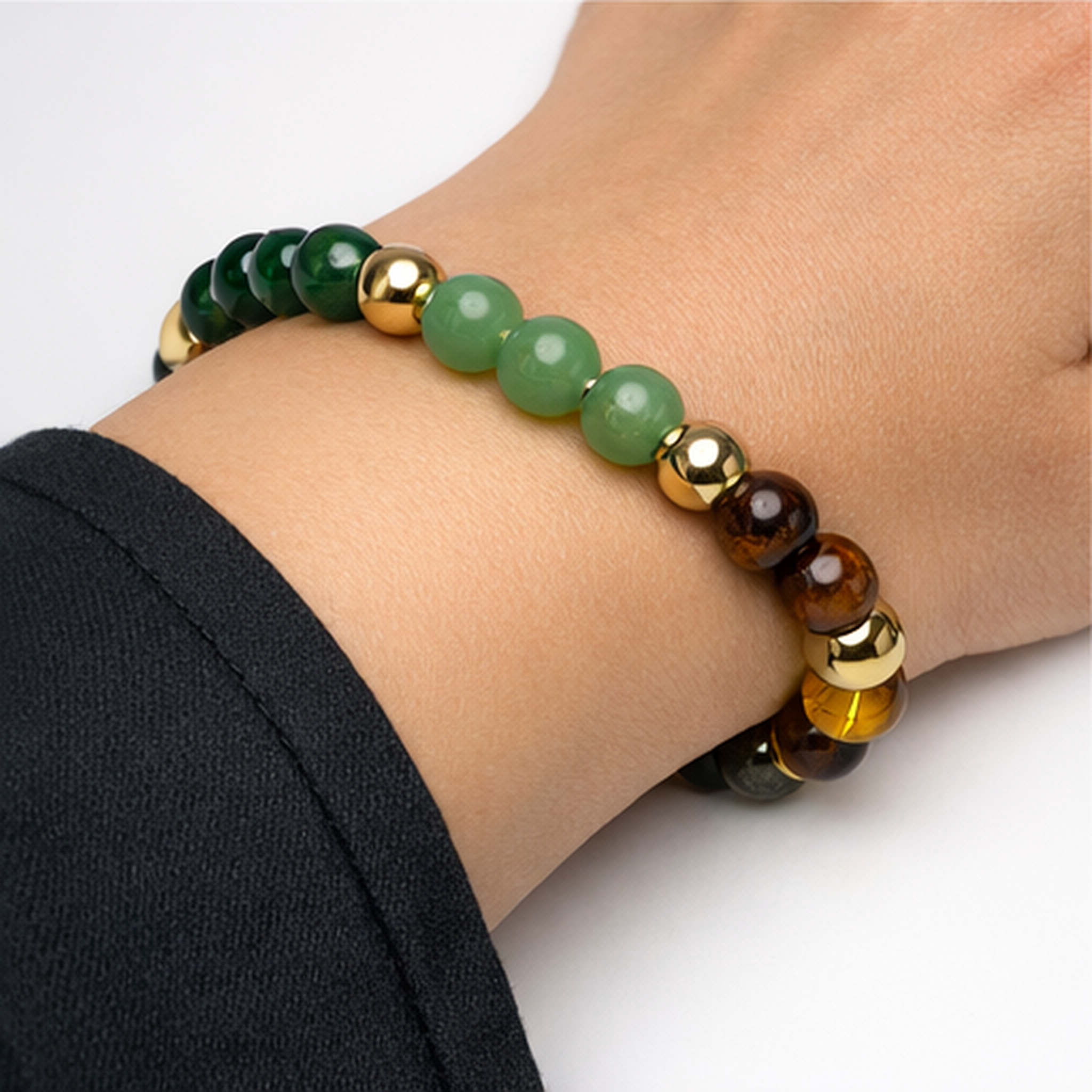 Earth Harmony Multi-Stone Energy Bracelet