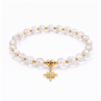 Moonstone Lunar Glow Star Bracelet