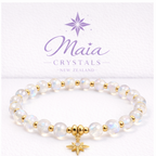Moonstone Lunar Glow Star Bracelet