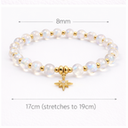 Moonstone Lunar Glow Star Bracelet